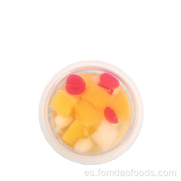 Cóctel de frutas enlatadas directas de fábrica en jarabe 198G / 7oz